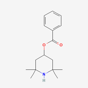 B1606282 2,2,6,6-Tetramethyl-4-piperidyl benzoate CAS No. 26275-88-7