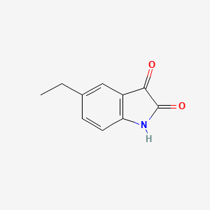 molecular formula C10H9NO2 B1606284 5-乙基-1H-吲哚-2,3-二酮 CAS No. 96202-56-1