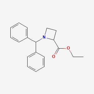Ethyl 1-benzhydrylazetidine-2-carboxylate