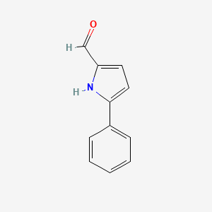 molecular formula C11H9NO B1606289 5-Phenyl-1H-pyrrole-2-carbaldehyde CAS No. 52179-74-5