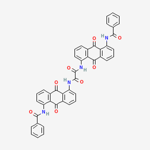 Ethanediamide, N,N'-bis[5-(benzoylamino)-9,10-dihydro-9,10-dioxo-1-anthracenyl]-