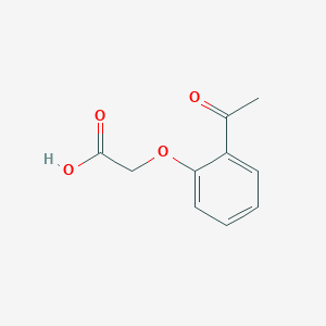molecular formula C10H10O4 B160630 2-(2-乙酰苯氧基)乙酸 CAS No. 1878-62-2