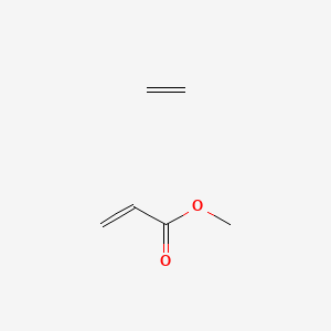 molecular formula C6H10O2 B1606301 Ethene;methyl prop-2-enoate CAS No. 25103-74-6