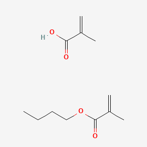 molecular formula C12H20O4 B1606302 Butyl 2-methylprop-2-enoate;2-methylprop-2-enoic acid CAS No. 26284-14-0