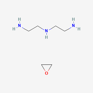 molecular formula C6H17N3O B1606303 N'-(2-aminoethyl)ethane-1,2-diamine;oxirane CAS No. 28063-82-3