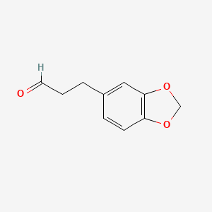 molecular formula C10H10O3 B1606306 1,3-Benzodioxole-5-propanal CAS No. 30830-55-8