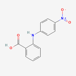 molecular formula C13H10N2O4 B1606333 Anthranilic acid, N-p-nitrophenyl- CAS No. 7221-31-0