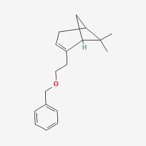7,7-Dimethyl-4-(2-phenylmethoxyethyl)bicyclo(3.1.1)hept-3-ene