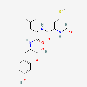 molecular formula C21H31N3O6S B1606347 N-Formylmethionyl-leucyl-tyrosine CAS No. 97521-28-3