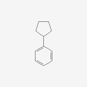 molecular formula C11H14 B1606350 Cyclopentylbenzene CAS No. 700-88-9