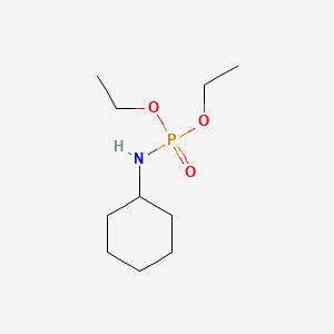 molecular formula C10H22NO3P B1606352 Diethyl cyclohexylaminophosphonate CAS No. 32405-88-2