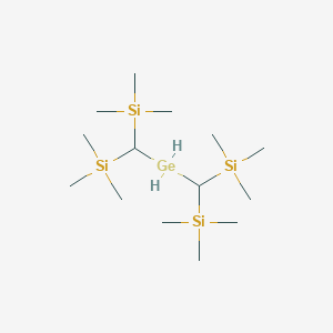 molecular formula C14H40GeSi4 B1606357 Bis[bis(trimethylsilyl)methyl]germane CAS No. 60111-69-5