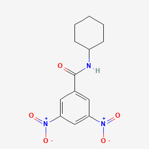 molecular formula C13H15N3O5 B1606364 N-cyclohexyl-3,5-dinitrobenzamide CAS No. 2782-47-0