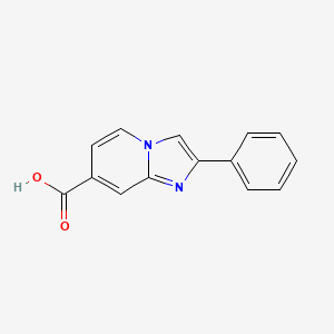 2-Phenylimidazo[1,2-a]pyridine-7-carboxylic acid