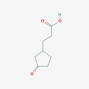 molecular formula C8H12O3 B1606367 3-(3-Oxocyclopentyl)propanoic acid CAS No. 34399-77-4