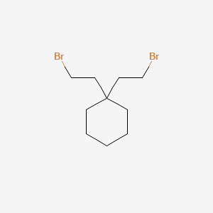 molecular formula C10H18Br2 B1606369 1,1-Bis(2-bromoethyl)cyclohexane CAS No. 3187-34-6
