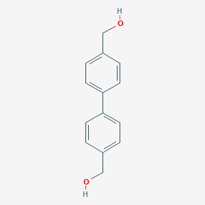 molecular formula C14H14O2 B160637 4,4'-Bis(hydroxymethyl)biphenyl CAS No. 1667-12-5