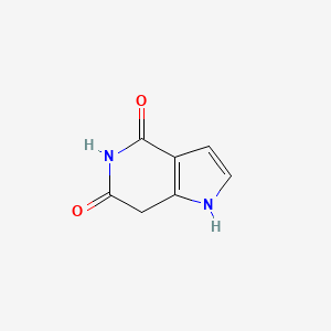 molecular formula C7H6N2O2 B1606372 1H-Pyrrolo[3,2-c]pyridine-4,6(5H,7H)-dione CAS No. 65523-03-7