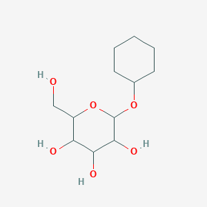 B1606373 2-Cyclohexyloxy-6-(hydroxymethyl)oxane-3,4,5-triol CAS No. 5284-99-1