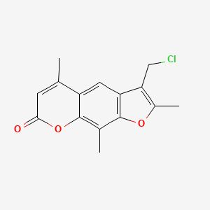 3-(Chloromethyl)-2,5,9-trimethyl-7H-furo(3,2-g)chromen-7-one