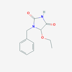 molecular formula C12H14N2O3 B160638 1-Benzyl-5-ethoxyimidazolidine-2,4-dione CAS No. 65855-02-9