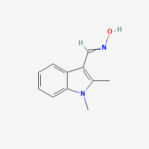 N-[(1,2-Dimethylindol-3-yl)methylidene]hydroxylamine