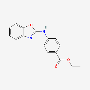 Ethyl 4-(1,3-benzoxazol-2-ylamino)benzoate
