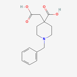 1-Benzyl-4-(carboxymethyl)piperidine-4-carboxylic acid