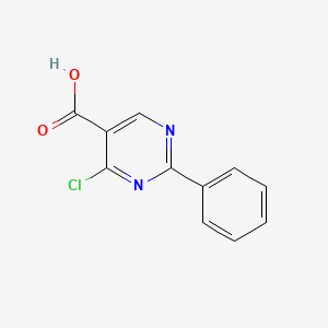 molecular formula C11H7ClN2O2 B1606399 4-Chloro-2-phenylpyrimidine-5-carboxylic acid CAS No. 343349-20-2