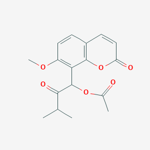 molecular formula C17H18O6 B016064 Hainanmurpanin CAS No. 95360-22-8