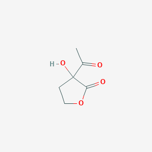 2(3H)-Furanone, 3-acetyldihydro-3-hydroxy-(9CI)