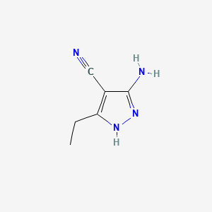 3-Amino-5-ethyl-1h-pyrazole-4-carbonitrile
