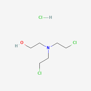 molecular formula C6H14Cl3NO B1606443 2-(双(2-氯乙基)氨基)乙醇盐酸盐 CAS No. 63978-53-0
