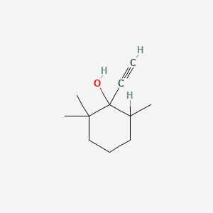 molecular formula C11H18O B1606444 1-ethynyl-2,2,6-trimethylcyclohexanol CAS No. 26005-41-4