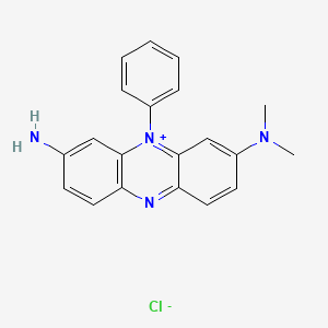 molecular formula C20H19ClN4 B1606469 Basic Violet 8 CAS No. 2390-56-9