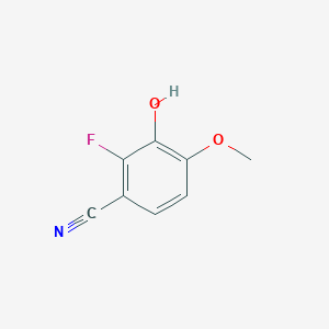 molecular formula C8H6FNO2 B160648 2-Fluoro-3-hydroxy-4-methoxybenzonitrile CAS No. 137747-50-3