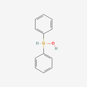 molecular formula C12H11OSi B1606483 Hydroxy(diphenyl)silane CAS No. 5906-79-6