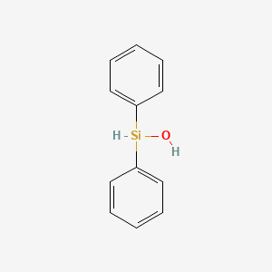 molecular formula C12H12OSi B1606483 Hydroxy(diphenyl)silane CAS No. 5906-79-6