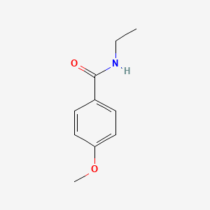 molecular formula C10H13NO2 B1606491 N-ethyl-4-methoxybenzamide CAS No. 7403-41-0
