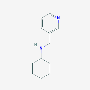 B1606506 N-(pyridin-3-ylmethyl)cyclohexanamine CAS No. 97247-37-5