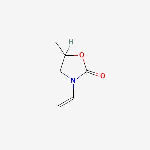 molecular formula C6H9NO2 B1606508 2-Oxazolidinone, 5-methyl-3-vinyl- CAS No. 3395-98-0