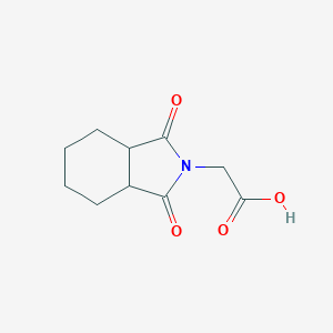 molecular formula C10H13NO4 B160652 (1,3-Dioxo-octahydro-isoindol-2-yl)-acetic acid CAS No. 138220-90-3
