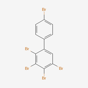 molecular formula C12H5Br5 B1606522 2,3,4,4',5-Pentabromobiphenyl CAS No. 96551-70-1