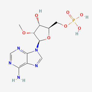 molecular formula C11H16N5O7P B1606524 2'-O-methyladenosine 5'-monophosphate CAS No. 24121-00-4