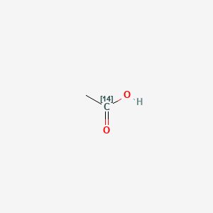 molecular formula C2H4O2 B1606525 Acetic acid C-14 CAS No. 2845-03-6