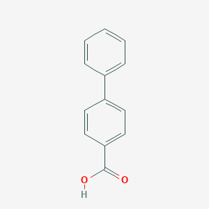 molecular formula C13H10O2 B160653 4-Biphenylcarboxylic acid CAS No. 92-92-2