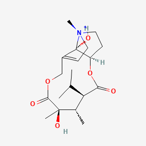 molecular formula C19H30NO6+ B1606532 Crosemperine CAS No. 30785-56-9