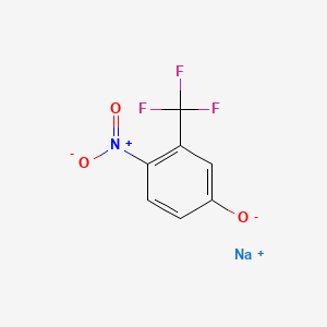 molecular formula C7H3F3NNaO3 B1606536 Lamprecide CAS No. 654-66-0
