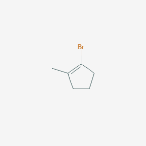 molecular formula C6H9Br B160654 Cyclopentene, 1-bromo-2-methyl-(9CI) CAS No. 133302-95-1