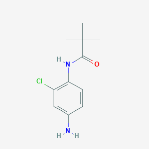 N-(4-amino-2-chlorophenyl)-2,2-dimethylpropanamide